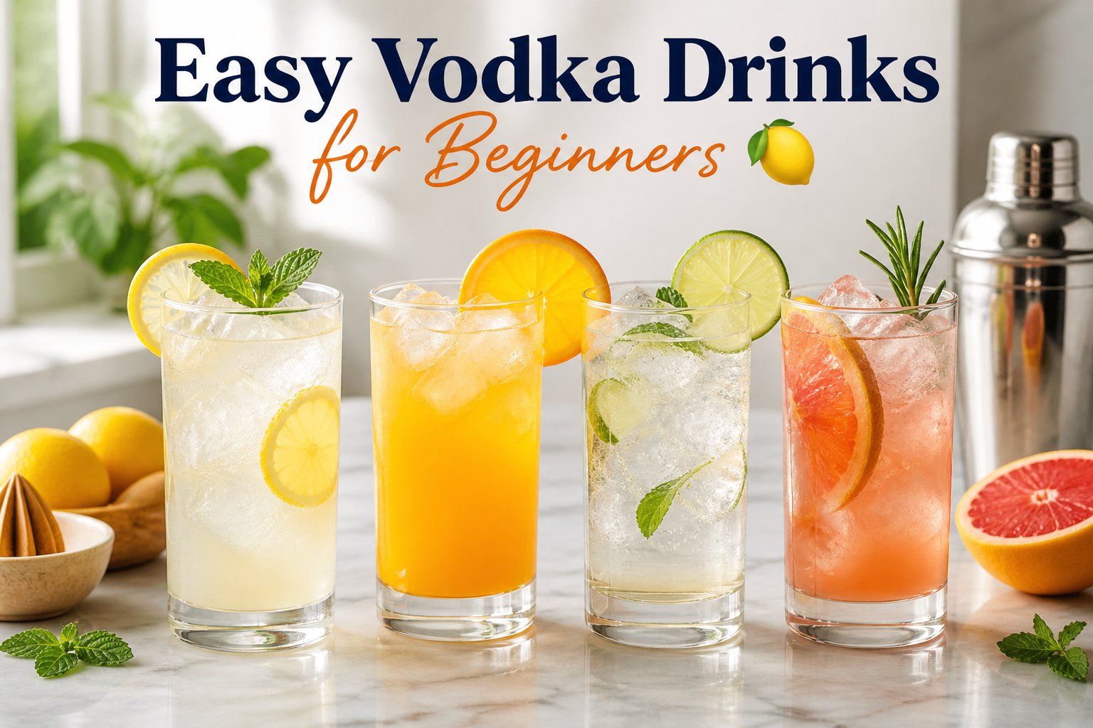 Best Vodka Drink Recipes (Easy, Fruity & Classic Cocktails to Try at Home)