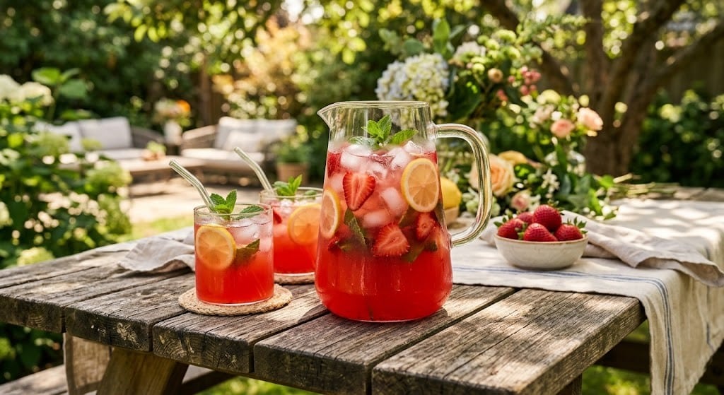The Best Strawberry Mint Lemonade Recipe (Cafe-Quality) The Best Strawberry Mint Lemonade Recipe (Cafe-Quality)