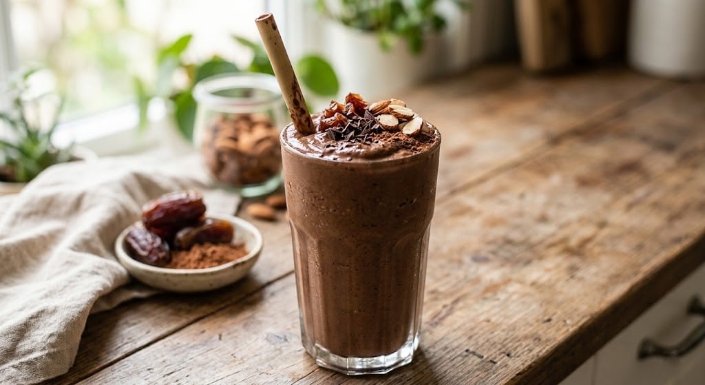 The Ultimate Healthy Chocolate Date Shake (No Added Sugar!) The Ultimate Healthy Chocolate Date Shake (No Added Sugar!)